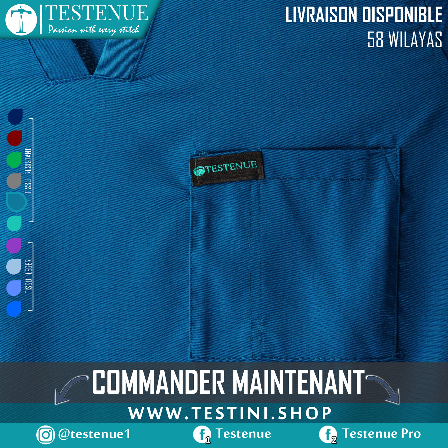 TENUE DE BLOC pro OCEAN