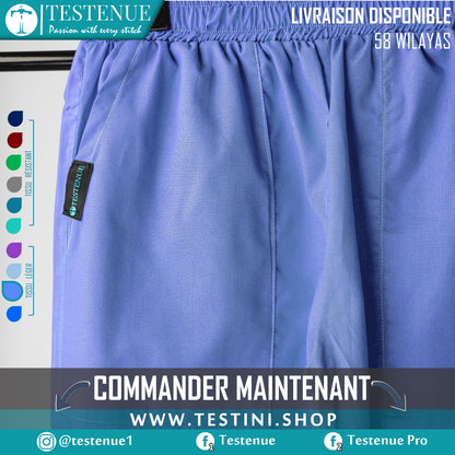 TENUE DE BLOC légère BABY BLUE
