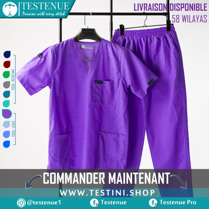TENUE DE BLOC légère VIOLET