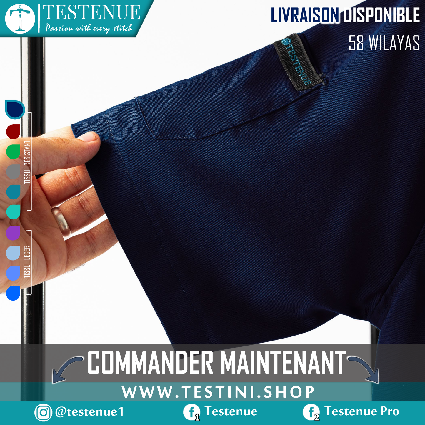 TENUE DE BLOC pro BLUE MARINE